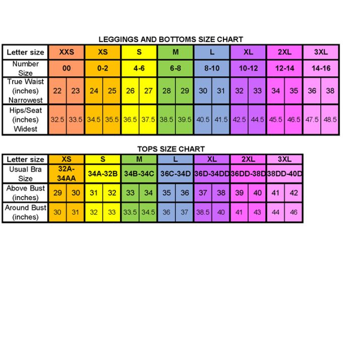 SIZECHART